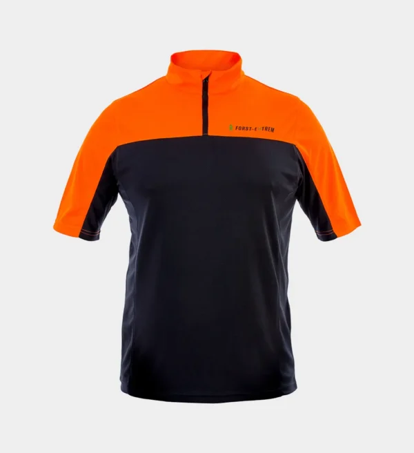 FORST-EXTREM Beginner 2.0 Funktionsshirt kurzarm, Orange/Anthrazit