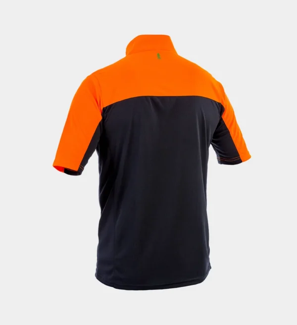 FORST-EXTREM Beginner 2.0 Funktionsshirt kurzarm, Orange/Anthrazit – Bild 4