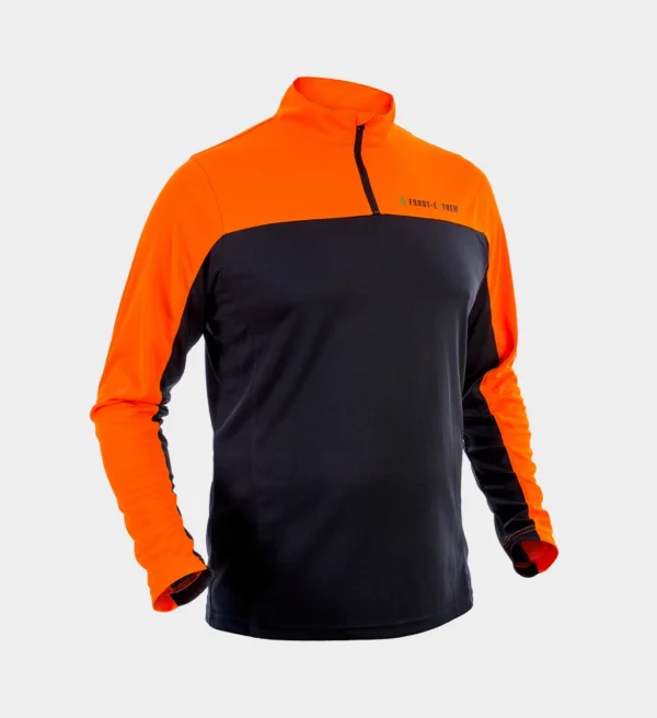 FORST-EXTREM Beginner 2.0 Funktionsshirt langarm, Orange/Anthrazit – Bild 3