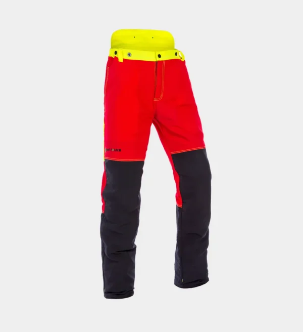 FORST-EXTREM Beginner 2.0 Schnittschutzhose, Rot/Gelb