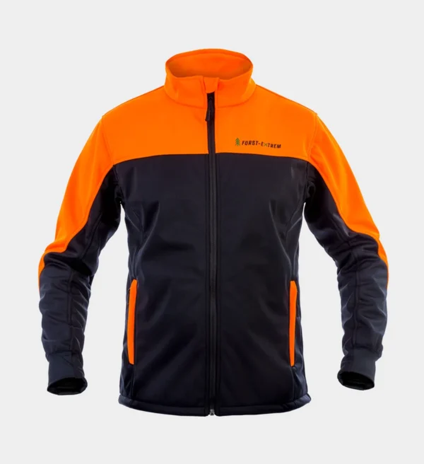 FORST-EXTREM Beginner 2.0 Softshelljacke, Orange/Anthrazit