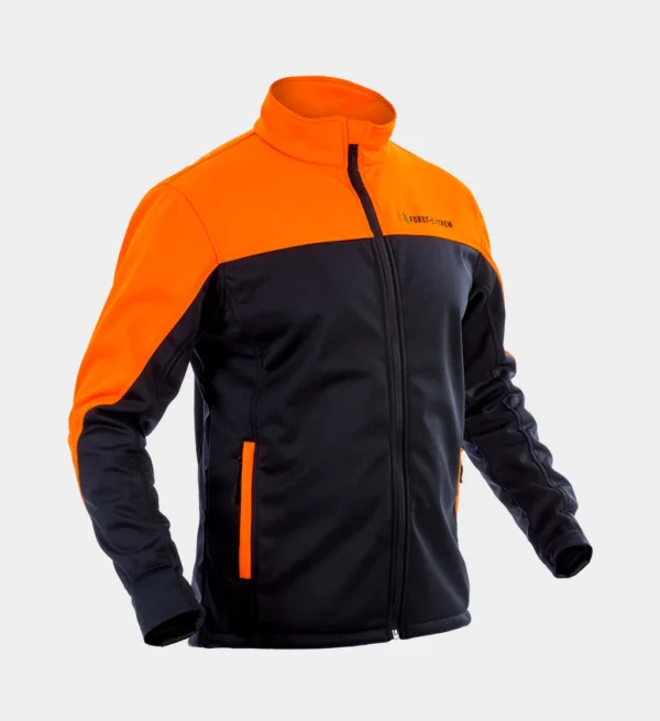 FORST-EXTREM Beginner 2.0 Softshelljacke, Orange/Anthrazit – Bild 3