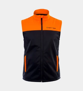 FORST-EXTREM Beginner 2.0 Softshellweste, Orange/Anthrazit